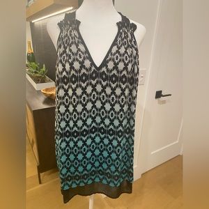 Karen Kane size M flowy lightweight sleeveless top with ribbon strap detail